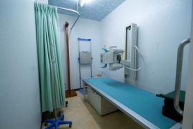 レントゲン撮影検査室